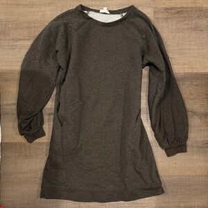 LOFT Charcoal Knit Sweater